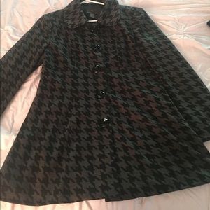 Pea coat blazer with lining